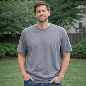 LEG3ND Inspire Men's Grey T-Shirt Size L